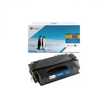 G&G XL toonerikassett, ühilduv HP 49X (Q5949X) / Canon 708H - must, 12 000 lehekülge