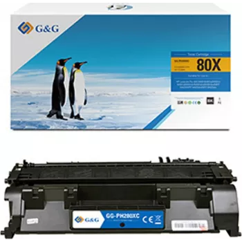 G&G XL toonerikassett, ühilduv HP CE505X/CF280X/Canon 719H (13683)