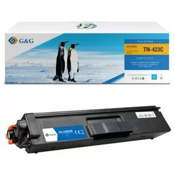 G&G XL toonerikassett, ühilduv Brother TN-423C tsüaaniga