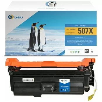G&G XL tooner, ühilduv HP 507X / CE400X musta, suure tootlikkusega