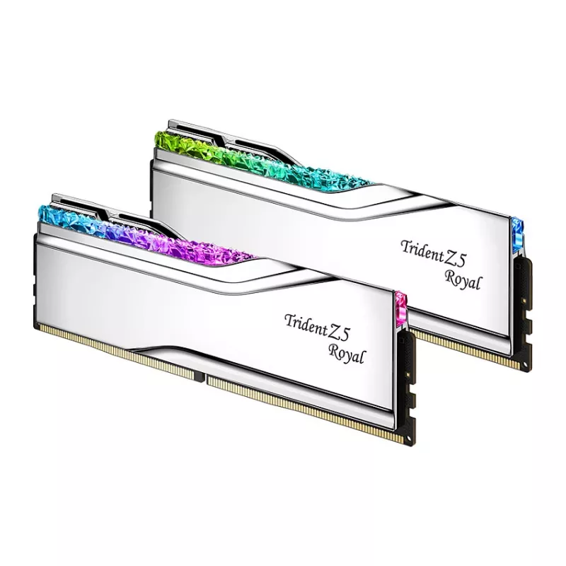 G.Skill Trident Z5 Royal RGB 48GB (2x24GB) DDR5-8400 CL40 Lauaarvuti mälukomplekt - Poleeritud hõbe