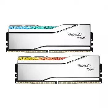 G.Skill Trident Z5 Royal RGB 48GB (2x24GB) DDR5-8400 CL40 Lauaarvuti mälukomplekt - Poleeritud hõbe