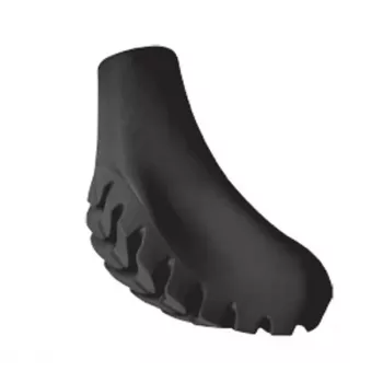 Gabel Nordic Walking kepi otsikud Walking Pad XXL Hard 05/27, must (2 tk)