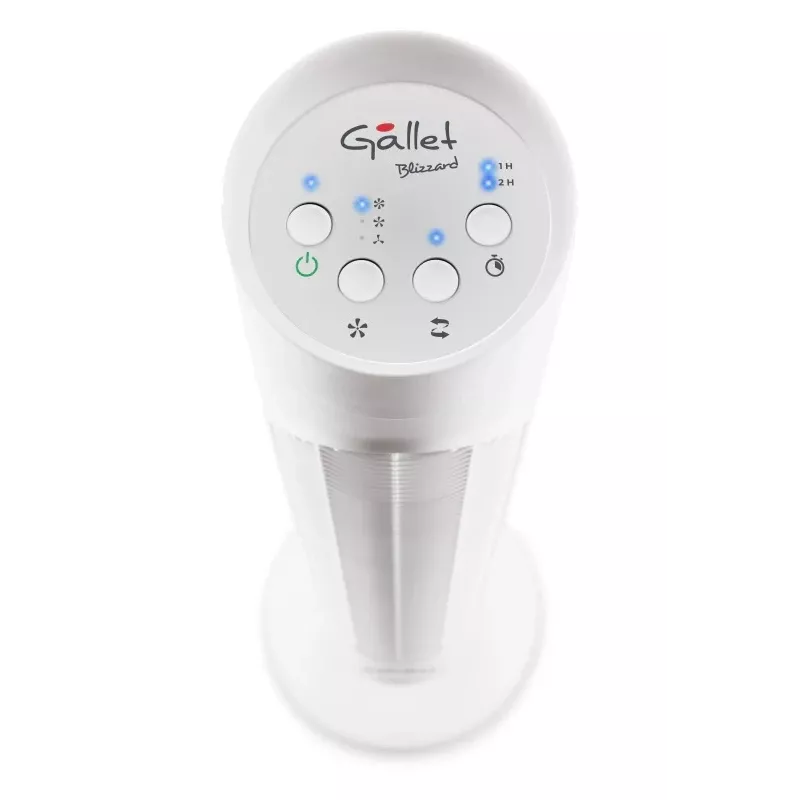 Gallet GALVEN82T tornventilaator 45W 23cm 3 kiirust võnkefunktsioon kaugjuhtimispult valge