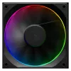 GAMDIAS AEOLUS M3-1201 ARGB korpuse ventilaator - 120mm, PWM, hüdrauliline laager, must