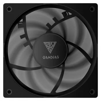 GAMDIAS NOTUS M1-1201 120mm PWM ARGB korpuse ventilaator