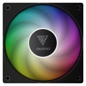GAMDIAS NOTUS M1-1201 ARGB 120mm PWM korpuse ventilaator