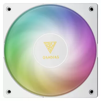 GAMDIAS NOTUS M1-1201 WH ARGB PWM 120mm korpuse ventilaator