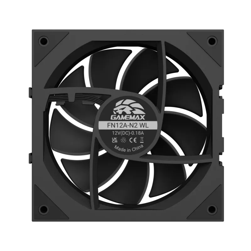Gamemax FN12A-N2 WL korpusventilaator must