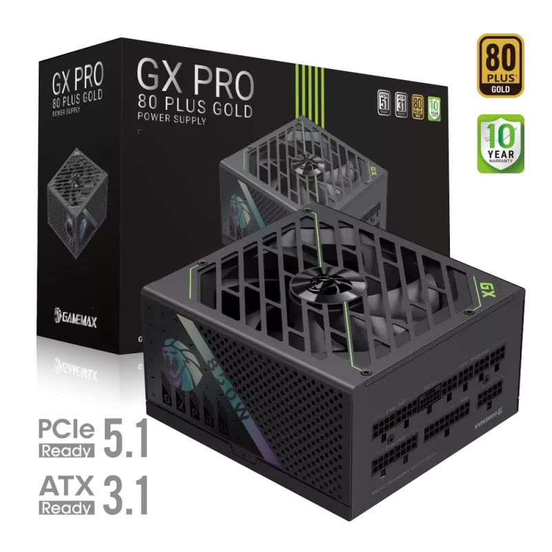 GAMEMAX GX PRO 850G 850W Gold Modular Power Supply