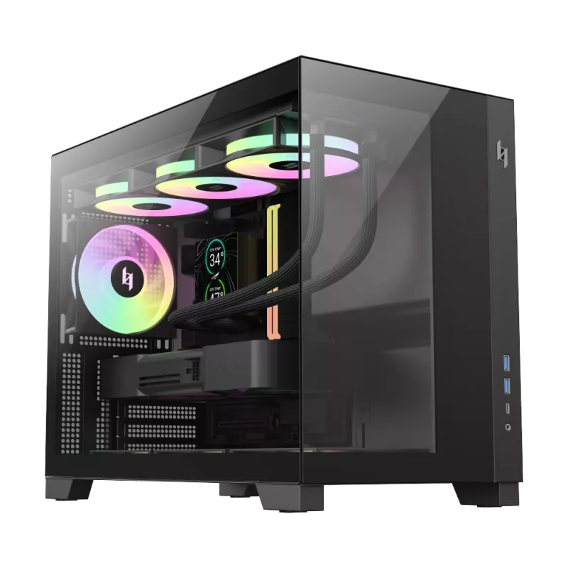 Gamemax NEX C33 BK M-ATX/BTF korpus