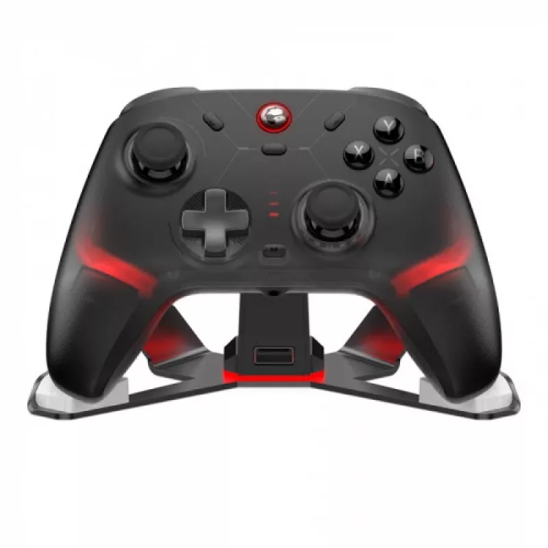 GameSir Cyclone 2 Tri-Mode juhtmevaba mängukontroller Hall Effect pulkade ja päästikutega, RGB-valgustusega, programmeeritavate tagumiste nuppudega, 6-teljelise güroskoobiga, 20h akuga - must