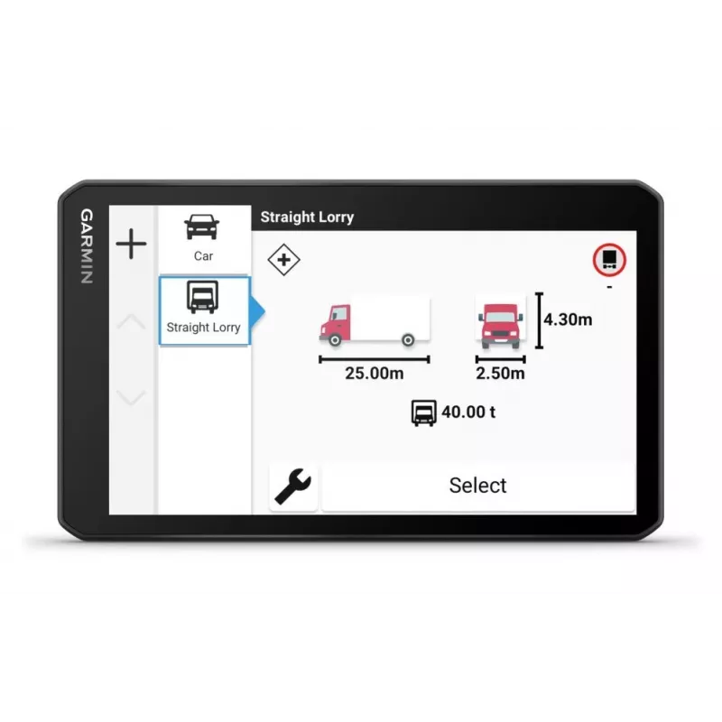 Garmin Dezl LGV720 GPS-navigatsioon 6.95-tollise ekraaniga, Põhja-Ameerika kaardid, veoautode marsruutimine