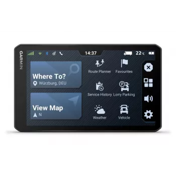 Garmin Dezl LGV720 GPS-navigatsioon 6.95-tollise ekraaniga, Põhja-Ameerika kaardid, veoautode marsruutimine
