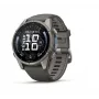 Garmin Fenix 9 – 43 mm, titaan, Pebble Grey silikoonrihmaga