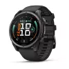 Garmin fenix 9 – 47 mm, süsinikhall DLC titaan, must silikoonrihm