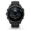 Garmin fenix 9 – 47 mm, süsinikhall DLC titaan, must silikoonrihm