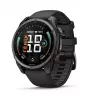 Garmin fenix 9 – 47 mm, süsinikhall DLC titaan, must silikoonrihm