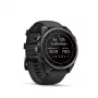 Garmin fenix 9 – 47 mm, süsinikhall DLC titaan, must silikoonrihm