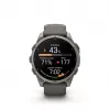 Garmin Fenix 9 – 47 mm titaankerega, veekindel halli silikoonrihmaga