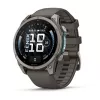 Garmin Fenix 9 – 47 mm titaankerega, veekindel halli silikoonrihmaga