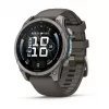 Garmin Fenix 9 – 47 mm titaankerega, veekindel halli silikoonrihmaga