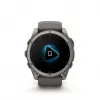Garmin fenix 9 – 51 mm, titaan, Pebble Grey silikoonrihm 010-04763-01