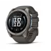 Garmin fenix 9 – 51 mm, titaan, Pebble Grey silikoonrihm 010-04763-01
