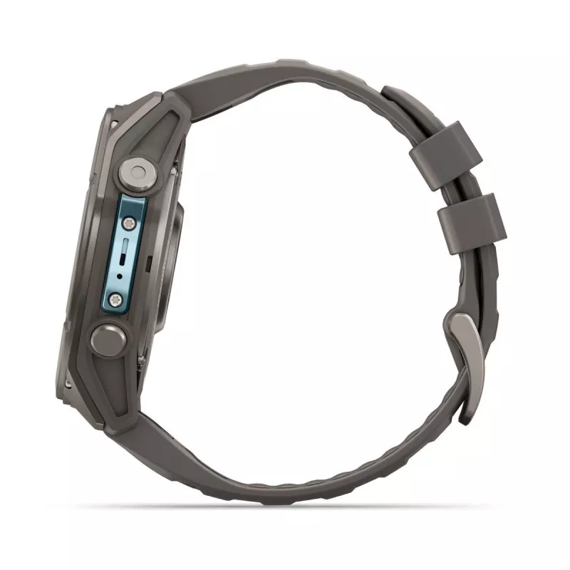 Garmin fenix 9 – 51 mm, titaan, Pebble Grey silikoonrihm 010-04763-01