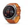 Garmin Fenix 9 Pro – inReach, 51 mm titaan, Autumn Orange/Spark Orange silikoonrihm