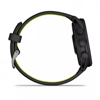 Garmin Forerunner 170 Music, musta ja musta/kollase (Amp Yellow) rihmaga