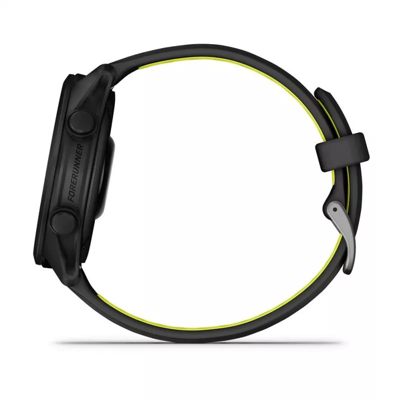Garmin Forerunner 170 Music, musta ja musta/kollase (Amp Yellow) rihmaga