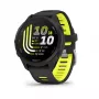 Garmin Forerunner 170 Music, musta ja musta/kollase (Amp Yellow) rihmaga