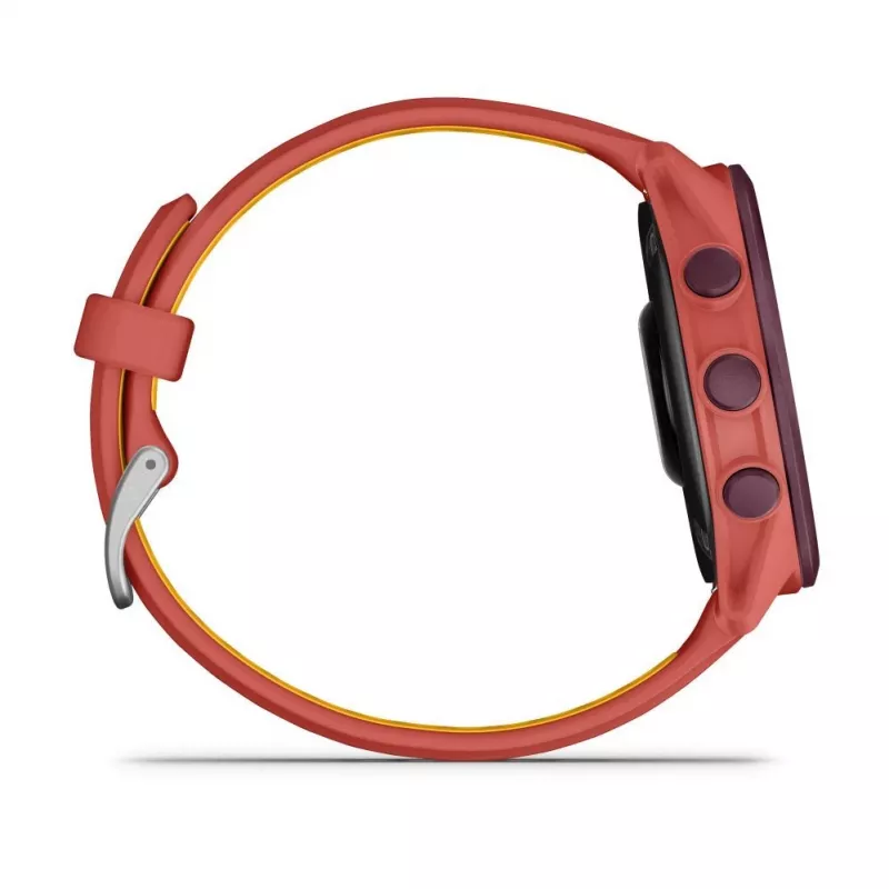 Garmin Forerunner 170 Music GPS-jooksu käekell, marjapunane korpus punase-roosa/mango rihmaga
