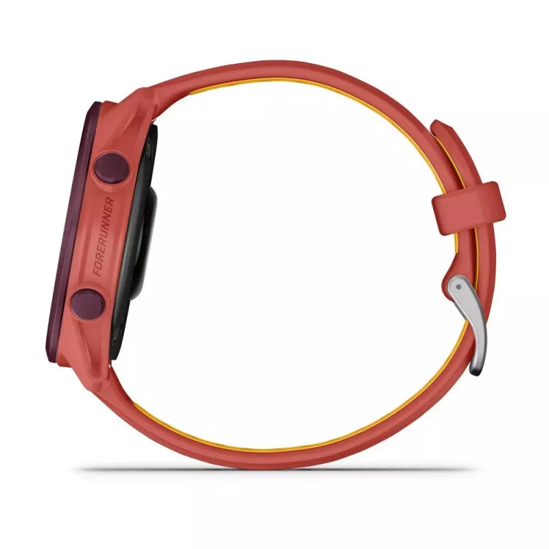 Garmin Forerunner 170 Music GPS-jooksu käekell, marjapunane korpus punase-roosa/mango rihmaga