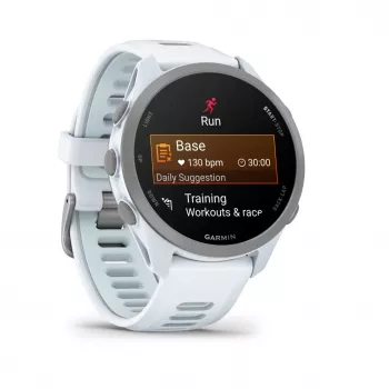 Garmin Forerunner 170 Music, Whitestone with Whitestone/Cloud Blue Band