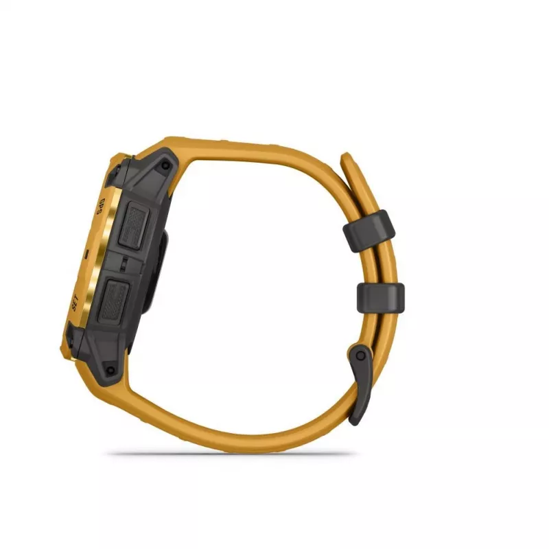 Garmin Instinct 3 Solar 45mm GPS Smartwatch Sunburst koos Sunburst/Hall rihmaga
