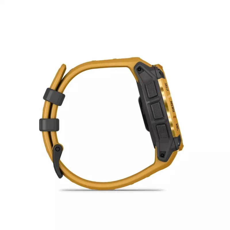 Garmin Instinct 3 Solar 45mm GPS Smartwatch Sunburst koos Sunburst/Hall rihmaga