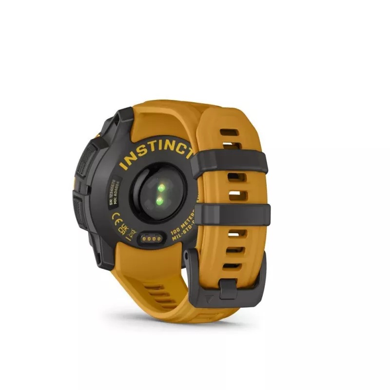 Garmin Instinct 3 Solar 45mm GPS Smartwatch Sunburst koos Sunburst/Hall rihmaga