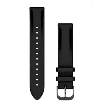 Garmin Quick Release Bands (18 mm) Mustanahast, Harjatud kiltkivist riistvara
