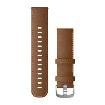 Garmin Quick Release Bands (22 mm) pruun Itaalia nahk, hõbedane riistvara