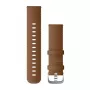 Garmin Quick Release Bands (22 mm) pruun Itaalia nahk, hõbedane riistvara