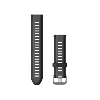 Garmin Quick Release Silikoonist kellarihm 20mm Must/Slate Grey 010-11251-AG