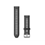 Garmin Quick Release Silikoonist kellarihm 20mm Must/Slate Grey 010-11251-AG