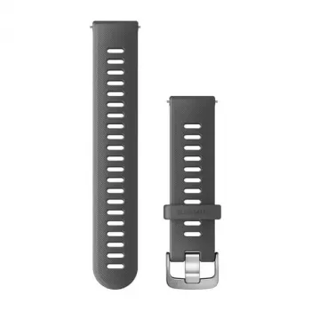 Garmin kiirvabastusega silikoonist kellarihm 20mm - hall (010-11251-9S) Venu, Forerunner 245/55/645 jaoks