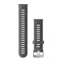 Garmin kiirvabastusega silikoonist kellarihm 20mm - hall (010-11251-9S) Venu, Forerunner 245/55/645 jaoks
