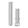 Garmin Quick Release silikoonist kellarihm Venu, Forerunner 645, 245, 55 jaoks – valge