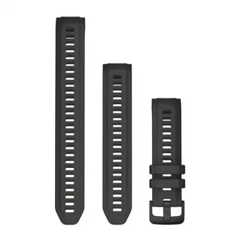 Garmin QuickFit 20 silikoonist kellarihm Instinct 2S jaoks, grafiithall