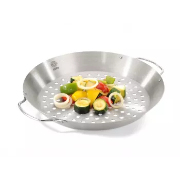 GEFU 89156 Roosterija kanale, roostevaba teras, aroomikonteineriga, 18 cm alus, hõbedane