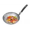 GEFU 89250 Wok Pann 30 cm Roostevaba teras, mittekleepuva kattega, sobib induktsioonile, ahjukindel kuni 200°C, tilkumisvastase valamisäärega